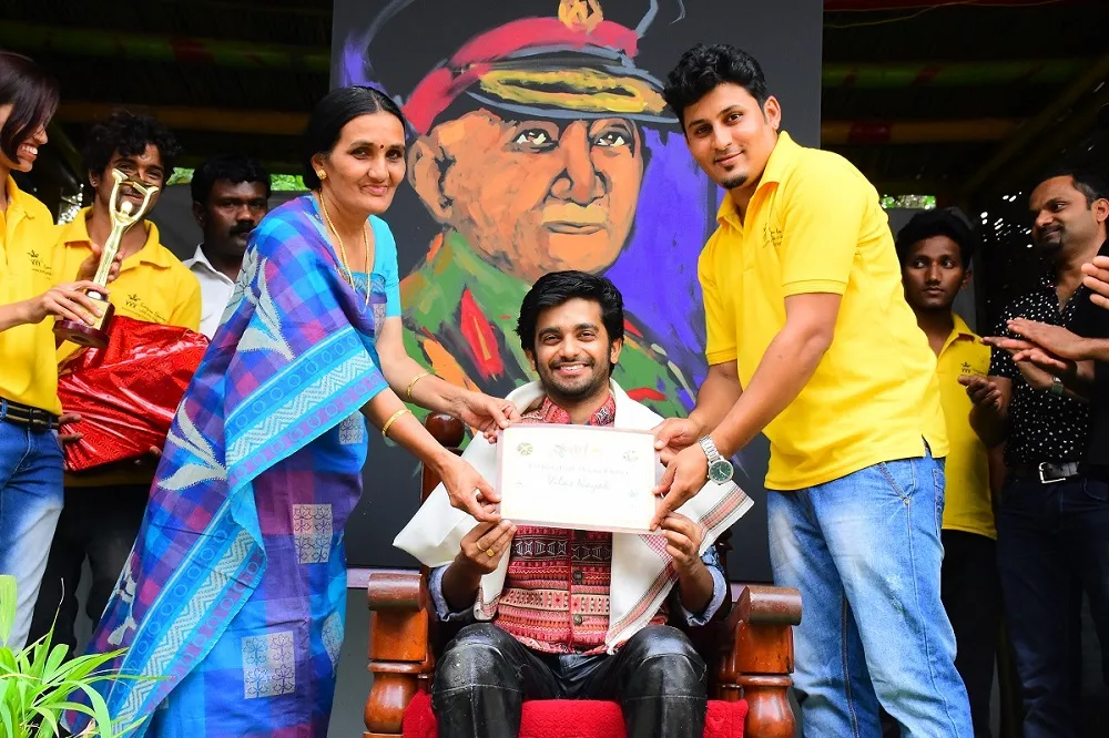 Certificate & trophy ceremony on stage
