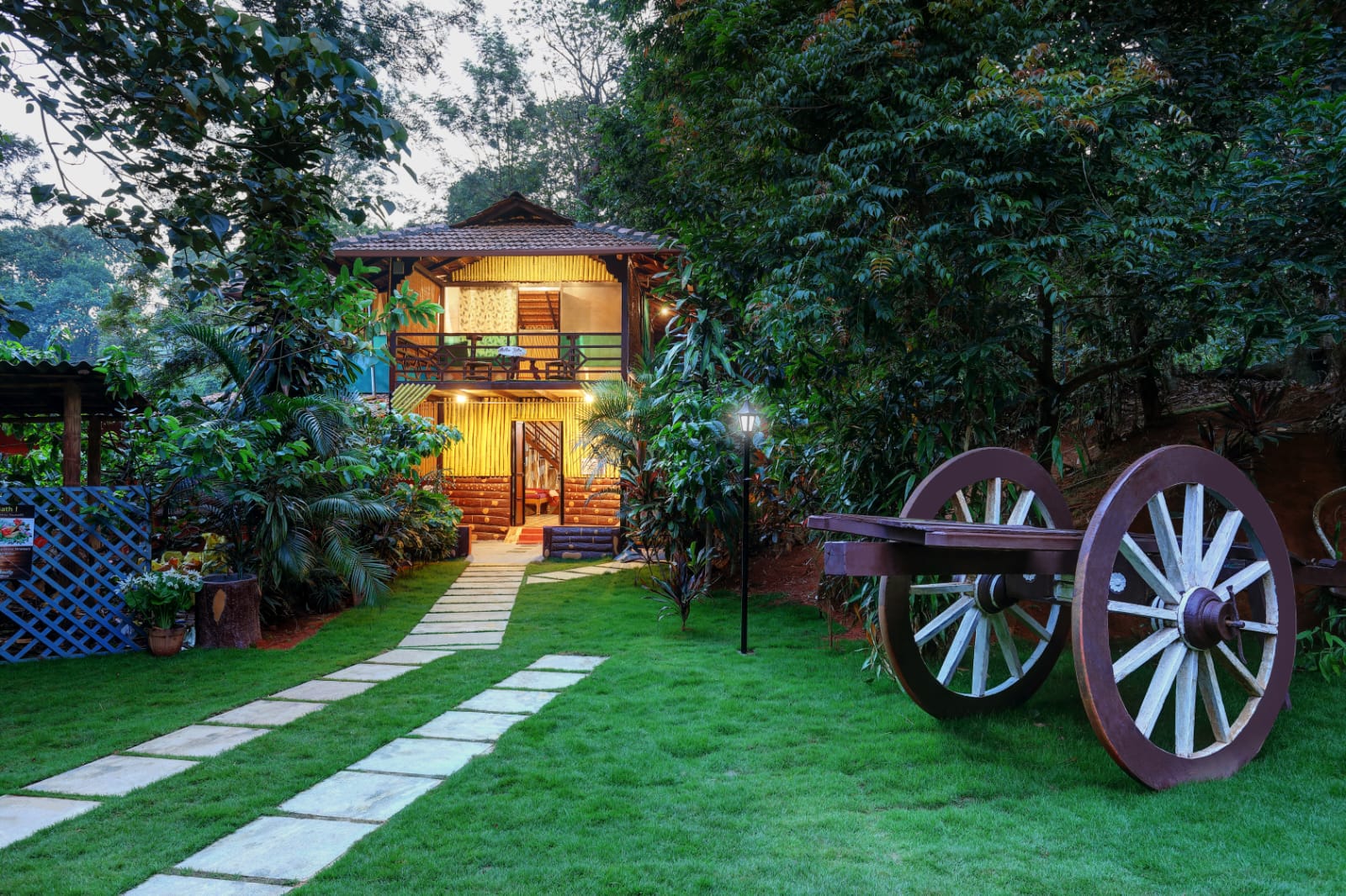Group Wooden Cottages