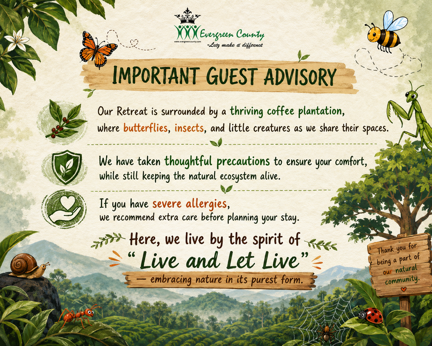 Important Guest Advisory