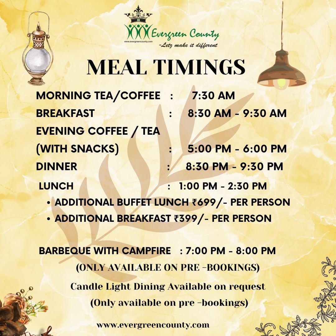 Meal Timings