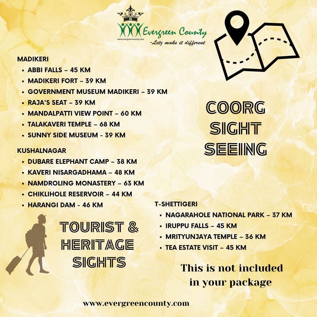 Coorg Sightseeing — Tourist & Heritage Sights